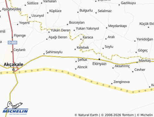 MICHELIN Menzil map - ViaMichelin