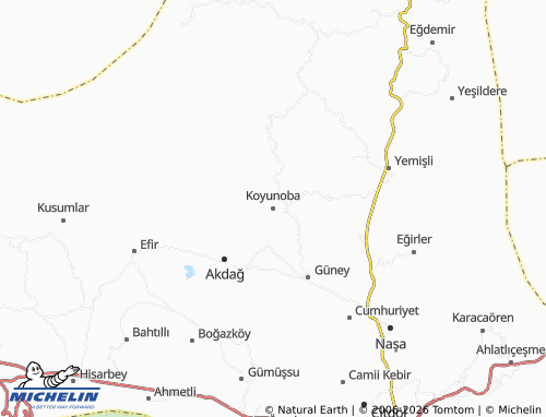 Mappa MICHELIN Koyunoba - ViaMichelin