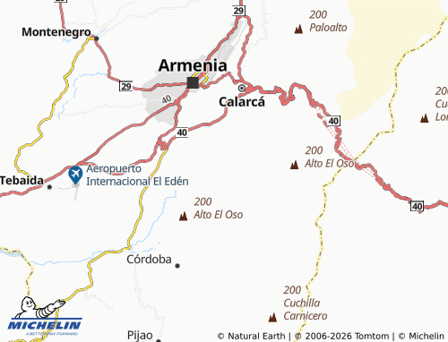 Mappa MICHELIN La Paloma - ViaMichelin