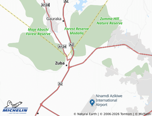 Mapa MICHELIN Dakwa - ViaMichelin