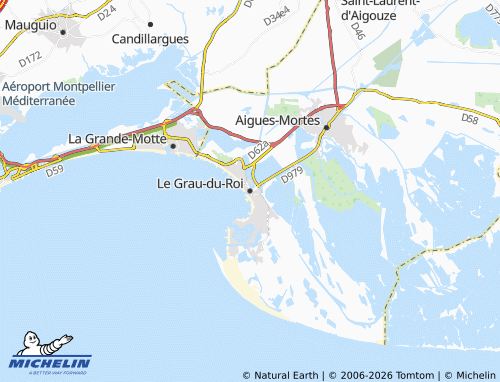 Mappa MICHELIN Le Grau-du-Roi - ViaMichelin
