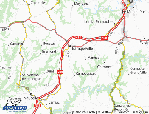 Mapa MICHELIN Le Fieu - ViaMichelin