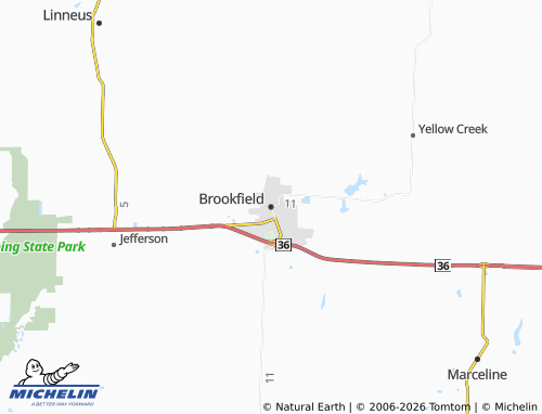 Mappa MICHELIN Brookfield - ViaMichelin