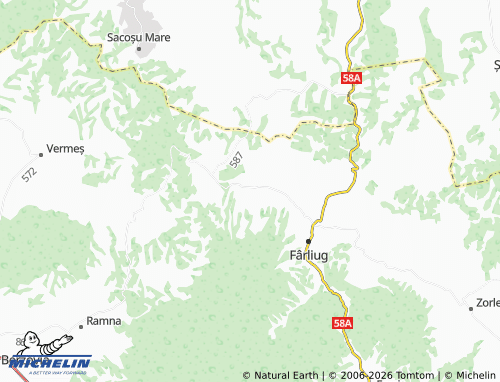 MICHELIN-Landkarte Valea Mare - ViaMichelin