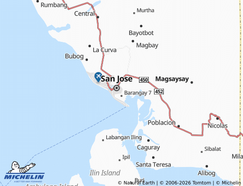 Mappa MICHELIN Barangay 8 - ViaMichelin