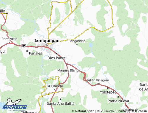 Mapa MICHELIN Pueblo Nuevo - ViaMichelin