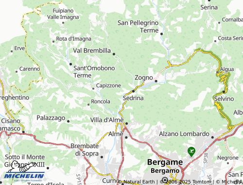 Kaart MICHELIN Cazzanino - ViaMichelin