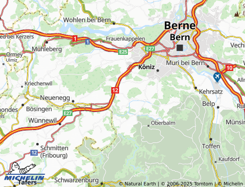 Mapa MICHELIN Liebewil - ViaMichelin