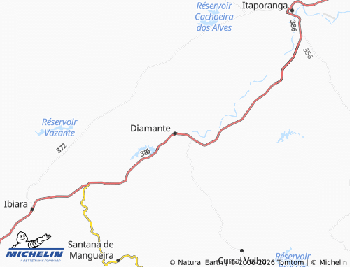 Mapa MICHELIN Diamante - ViaMichelin