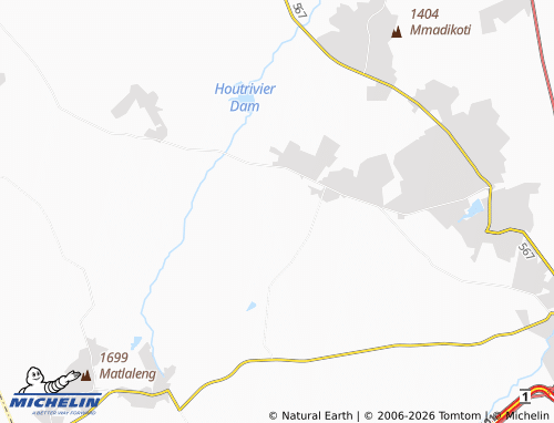 MICHELIN-Landkarte Setotolwane - ViaMichelin