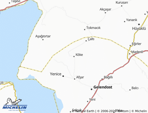 Mappa MICHELIN Köke - ViaMichelin