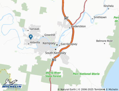 MICHELIN East Kempsey map - ViaMichelin