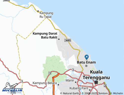 MICHELIN Kampung Maras map - ViaMichelin