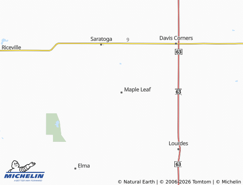 Mappa MICHELIN Maple Leaf - ViaMichelin