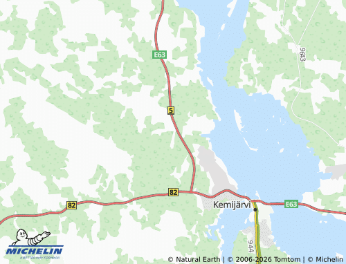 MICHELIN Karvakko map - ViaMichelin