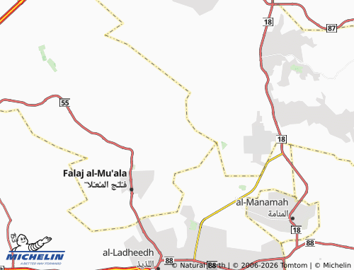 MICHELIN Al Morgbat map - ViaMichelin