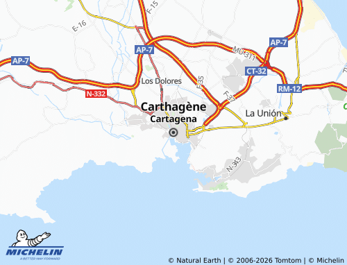 Mappa MICHELIN Cartagena - ViaMichelin