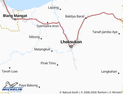 Mapa MICHELIN Rayeuk Glangglong - ViaMichelin