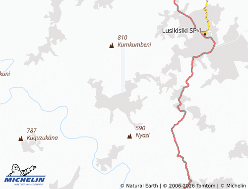MICHELIN-Landkarte Ethonsini - ViaMichelin