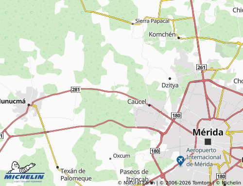 MICHELIN Ucú map - ViaMichelin