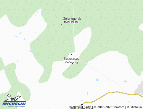 MICHELIN-Landkarte Sebeusad - ViaMichelin