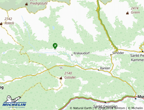 MICHELIN Krakaudorf map - ViaMichelin