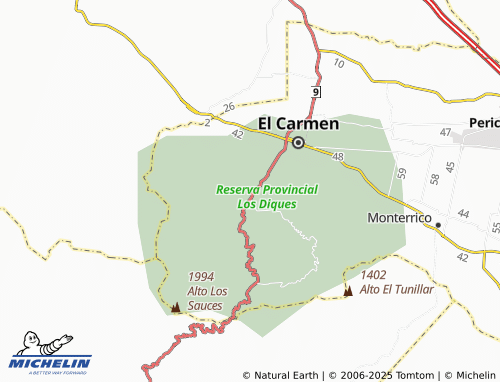 MICHELIN Barrio Parque la Ciénaga map - ViaMichelin