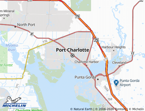 Carte MICHELIN Port Charlotte - ViaMichelin