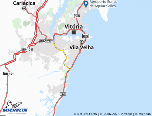 Mapa MICHELIN Praia de Itaparica - ViaMichelin