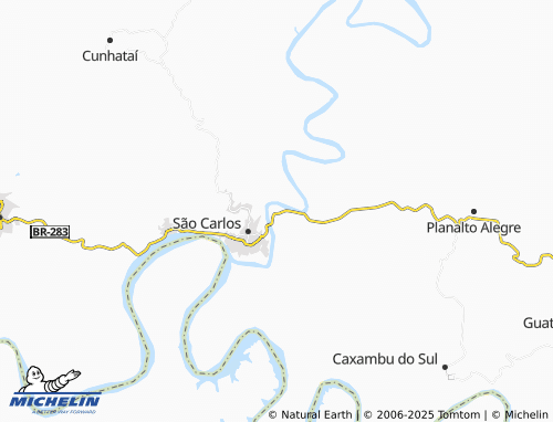 MICHELIN São Cristóvão map - ViaMichelin