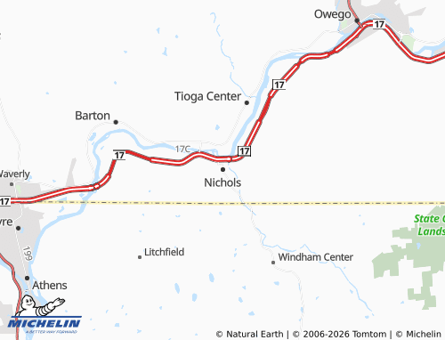 Mapa MICHELIN Nichols - ViaMichelin