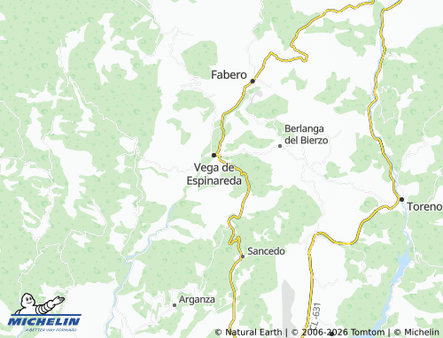 Mapa MICHELIN El Espino - ViaMichelin