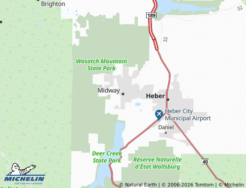 Kaart MICHELIN Midway - ViaMichelin