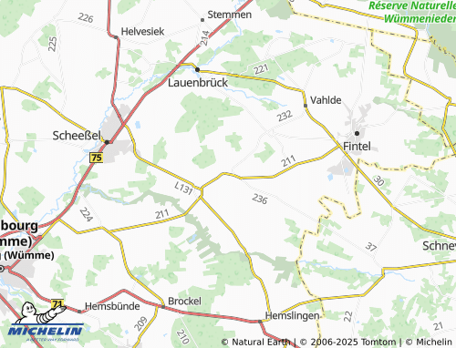 Mapa MICHELIN Ostervesede - ViaMichelin