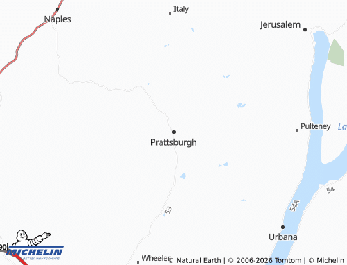 Mappa MICHELIN Prattsburgh - ViaMichelin