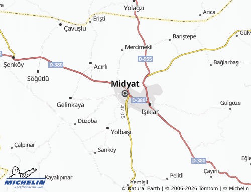 Mappa MICHELIN Yunus Emre - ViaMichelin