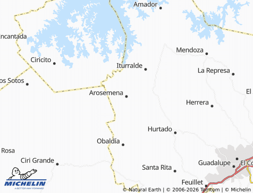 Mappa MICHELIN Arosemena - ViaMichelin