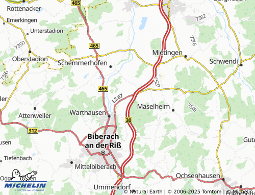 Carte MICHELIN Barabein - ViaMichelin