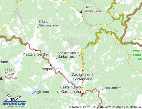 Kaart MICHELIN Canigiano - ViaMichelin