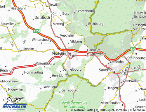Mappa MICHELIN Phalsbourg - ViaMichelin