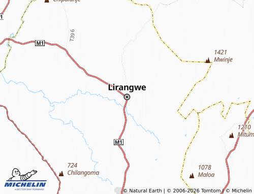 MICHELIN-Landkarte Lirangwe - ViaMichelin