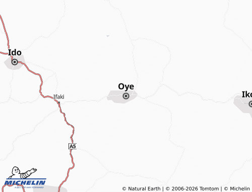 Carte MICHELIN Oye - ViaMichelin