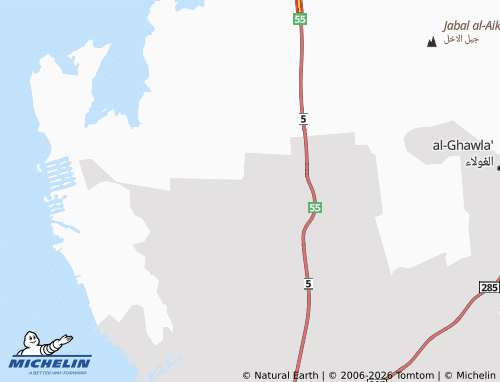 MICHELIN-Landkarte al-'Aqeeq - ViaMichelin