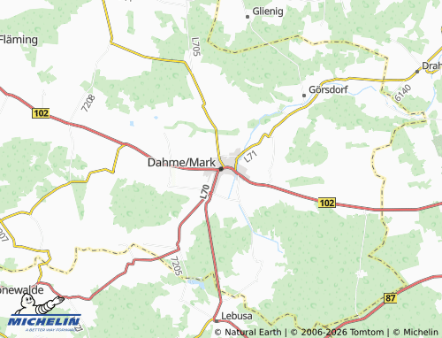 MICHELIN Dahme/Mark map - ViaMichelin
