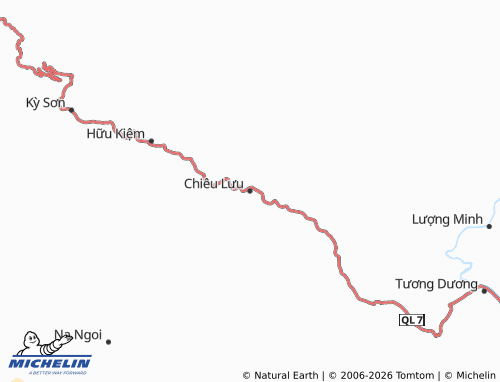 Mappa MICHELIN Chiêu Lưu - ViaMichelin