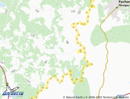 MICHELIN Serga map - ViaMichelin