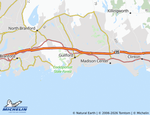 Mappa MICHELIN Guilford - ViaMichelin