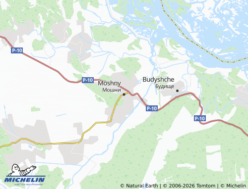 Mapa MICHELIN Moshny - ViaMichelin