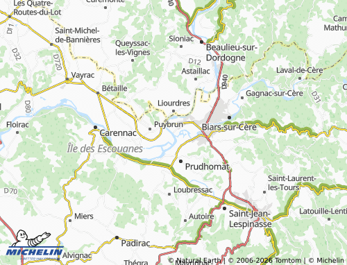 Mappa MICHELIN Girac - ViaMichelin