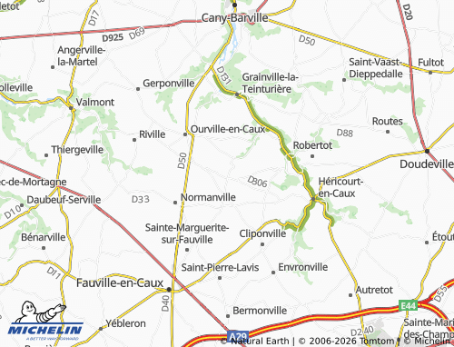 MICHELIN Cleuville map - ViaMichelin